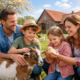 Familienurlaub auf dem Bauernhof im Frühling im Tecklenburger Land